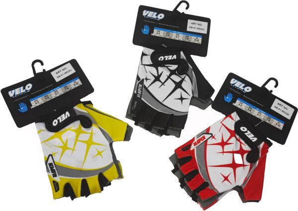 Перчатки детские (чер-белый, бел-красный, бел-желтый)  5XS                                                                                                                                                                                                