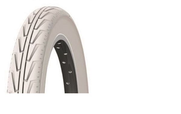 Покрышка MICHELIN CITY.J 47-203 (12X1/2X1.75X2 1/4) GW WHITE 3х22TPI белый 001663                                                                                                                                                                         