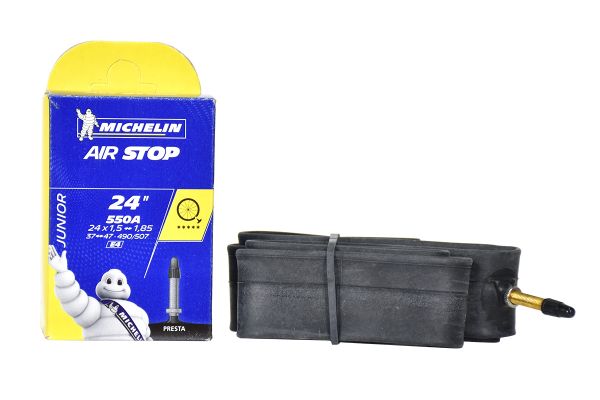 Камера  MICHELIN E4 AIRSTOP 37/47X490/507 24х1,5-1,85 PR 29mm вентиль PRESTA  599195                                                                                                                                                                      