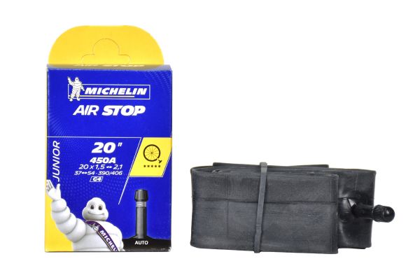 Камера  MICHELIN G4 AIRSTOP 37/54X390/406 20х1,5-2,1 ST 34mm вентиль STANDART 819653                                                                                                                                                                      