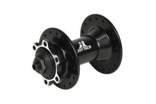 Втулка Joytech D761DSE-SL передняя алюм.под диск IS6,6 болтов,32Н 9x108x100 с эксцентриком, черн.                                                                                                                                                         