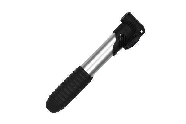Насос JK310-A, пластик, телескоп, авто/вело переходник,игла,серебристый                                                                                                                                                                                   