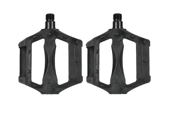 Педали MX-P624 black/plastic 9/16" пластик, насыпной подшипник, черные                                                                                                                                                                                    