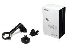 Крепление на руль для Go-Pro и Garmin. Для фонарей Gaciron передних H10, алюм. черный,1 хомут                                                                                                                                                             