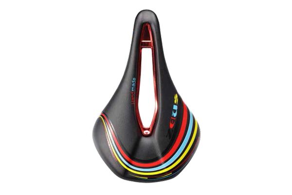 Седло ZEUS Z-S50 MTB Sport 245*150mm,рельсы сталь,анатомическое,черное,270гр                                                                                                                                                                              