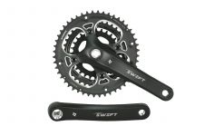 Система PROWHEEL SWIFT-251*175mm,(48/38/28)AL-6061-T6,CHAINLINE:50,BCD:104/64,под квадрат,черные                                                                                                                                                          