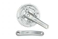 Система PROWHEEL SWIFT-200*175mm,(48/38/28)AL-6061-T6,CHAINLINE:50,BCD:104/64,под квадрат,серебрист                                                                                                                                                       
