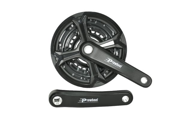 Система PROWHEEL TA-CQ02*24/34/42T*152MM ALLOY CRANK,CHAINLINE:48,5,под квадрат ,черный                                                                                                                                                                   