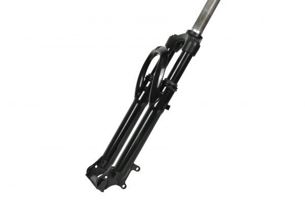 Вилка EASING ES 245-2 24"*1.1\8" ход 60мм,пружина,предварительное сжатие,стальная,черная,2,55кг                                                                                                                                                           