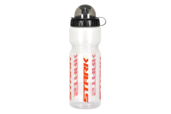 Фляга DL-600CT, 750мл, пласт., с клапаном, Stark дизайн, прозрачная                                                                                                                                                                                       
