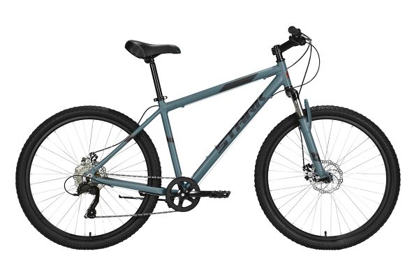 Велосипед Stark'21 Respect 26.1 D Microshift серый/черный 18"                                                                                                                                                                                             