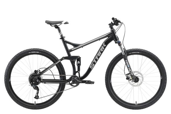 Велосипед Stark'22 Tactic FS 27.5 HD черный/серебристый 18"                                                                                                                                                                                               
