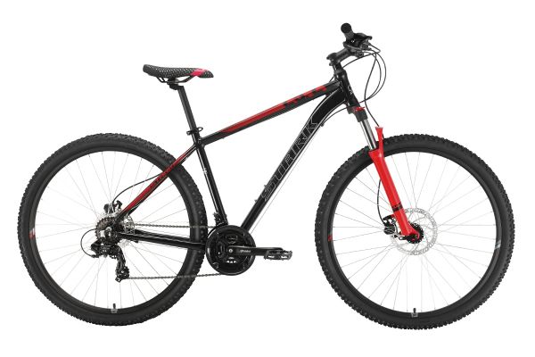 Велосипед Stark'22 Hunter 29.2 HD чёрный/красный 20"                                                                                                                                                                                                      