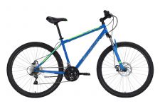 Велосипед Stark'22 Outpost 27.1 D Steel синий/зеленый 18"                                                                                                                                                                                                 