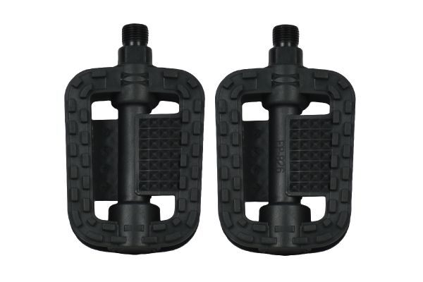 Педали FEIMIN FP-827,107*68мм,база пластик,стальная ось,340гр,черные                                                                                                                                                                                      