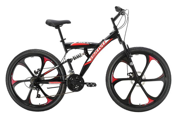 Велосипед Bravo Rock 26 D FW черный/красный/белый 16"                                                                                                                                                                                                     
