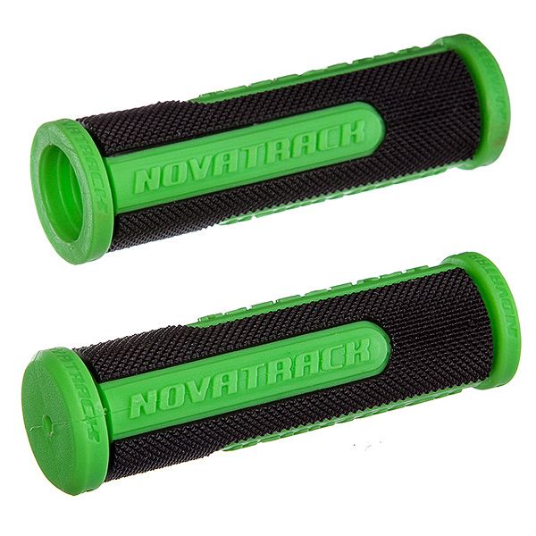 Грипсы Novatrack, 110мм, черно-салатовый (РТ7488С)                                                                                                                                                                                                        