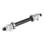Ось с пром. подшипниками для втулок  SF A03F 28H; O.L.D. 100MM; AXLE S45C 3/8"; под эксентрик                                                                                                                                                             