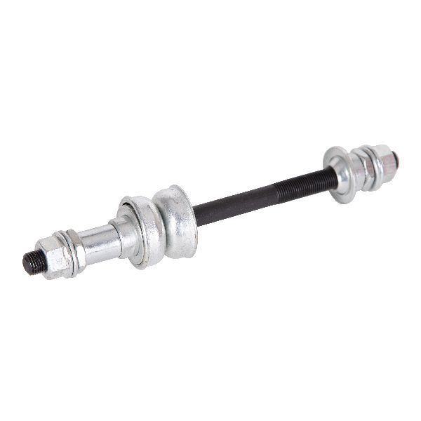 Ось с подшипниками для втулок  SF A03R 32H,O.L.D. 130MM; AXLE S45C 3/8"; CP FINISH; 3/8"; под болты                                                                                                                                                       