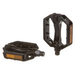Педали STG FP-925, платформа, алюм, ось 9/16", насып. Подшип. Черные                                                                                                                                                                                      