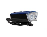 Фонарь передний STG FL1593 с элетросигналом 120 ДБ 300lm 1800 mAH синий                                                                                                                                                                                   