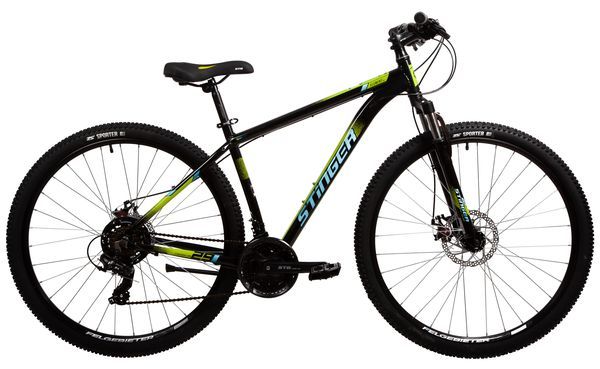 Велосипед STINGER 29" ELEMENT EVO черный, алюминий, размер 22"                                                                                                                                                                                            
