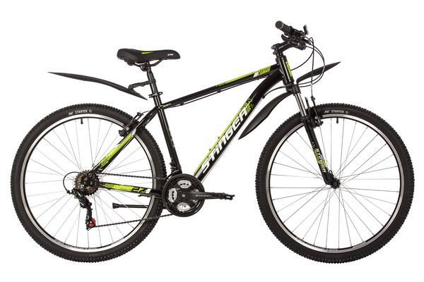 Велосипед STINGER 27.5" CAIMAN черный, сталь, размер 16"                                                                                                                                                                                                  