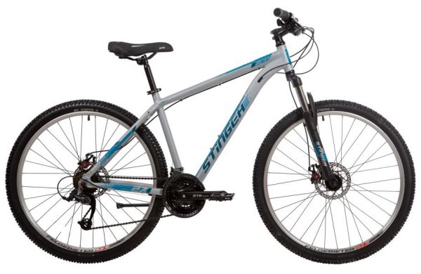 Велосипед STINGER 27.5" ELEMENT STD SE серый, алюминий, размер 20"                                                                                                                                                                                        