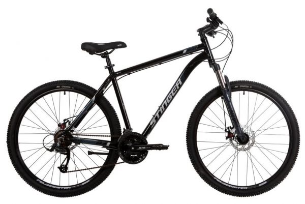 Велосипед STINGER 27.5" ELEMENT STD SE черный, алюминий, размер 18"                                                                                                                                                                                       