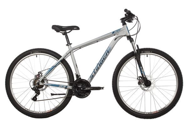 Велосипед STINGER 27.5" ELEMENT STD серый, алюминий, размер 16"                                                                                                                                                                                           