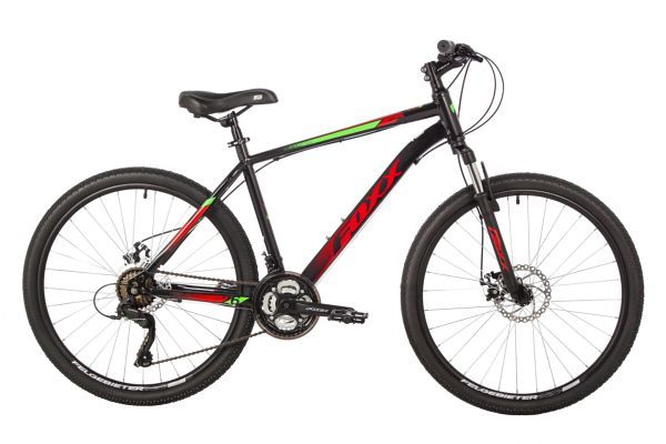 Велосипед FOXX 26" AZTEC D черный, сталь, размер 18"                                                                                                                                                                                                      