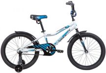 Велосипед NOVATRACK 20" CRON, белый, алюм.рама, тормоз нож, короткие крылья, нет багажника                                                                                                                                                                