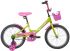 Велосипед NOVATRACK 18" TWIST зелёный, тормоз нож, крылья корот, корзина, защита А-тип                                                                                                                                                                    