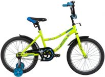 Велосипед NOVATRACK 18" NEPTUNE зеленый, тормоз нож, крылья корот, защита А-тип                                                                                                                                                                           
