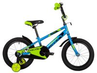 Велосипед NOVATRACK 16" EXTREME синий, сталь, тормоз нож, короткие крылья, полная защ.цепи                                                                                                                                                                