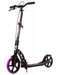 Самокат для детей NOVATRACK DEFT PRO алюм., амортизатор, колеса 230*200 мм PU, эргономичный Y-руль с                                                                                                                                                      
